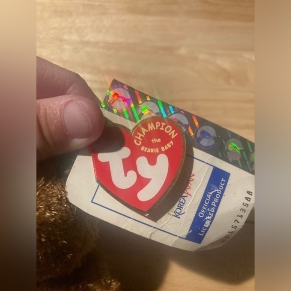 TY Champion beanie baby. From the 2002 FIFA World Cup. Brand new ! NWT - Picture 5 of 9